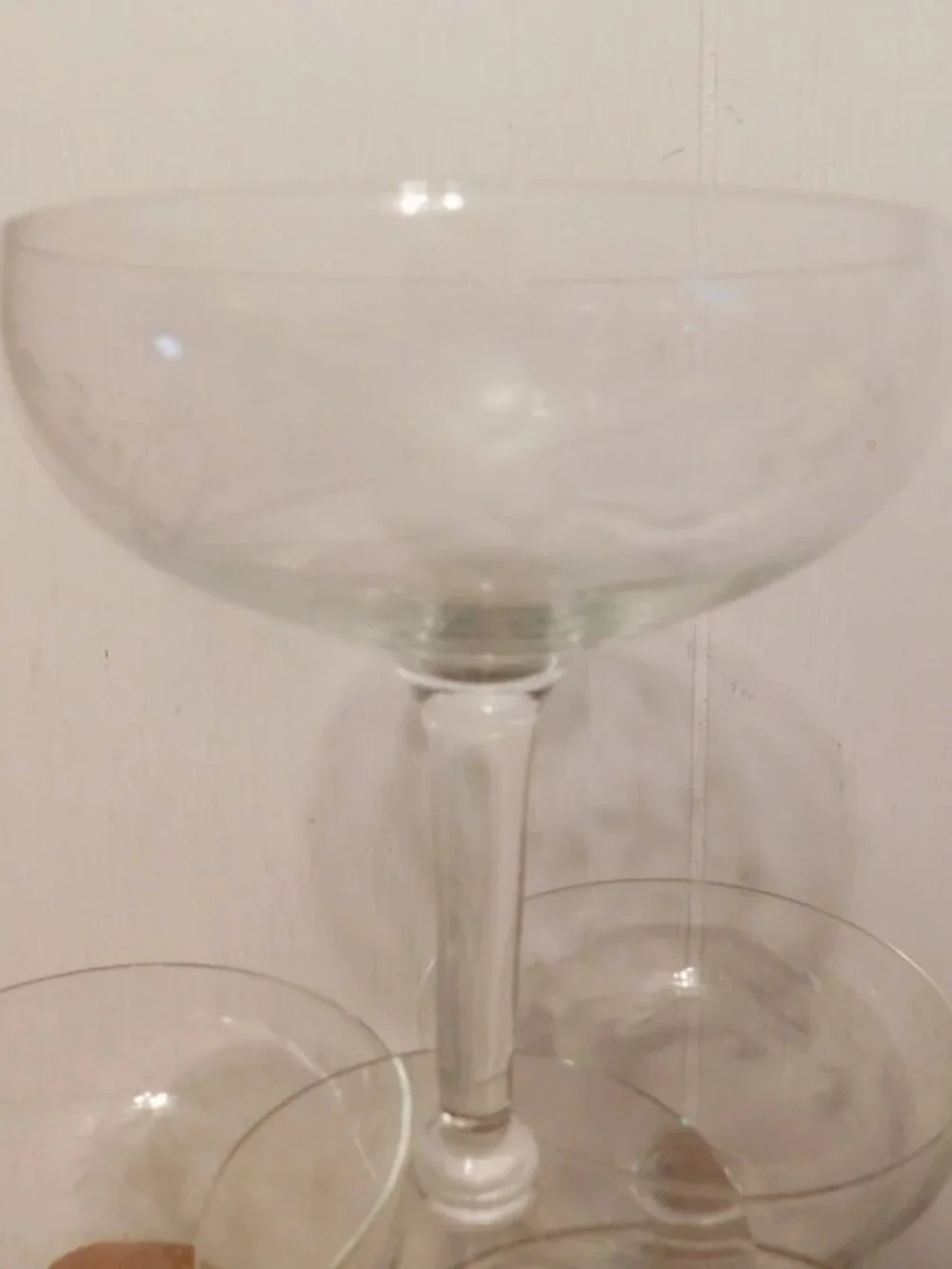 # 419 Princess House Crystal Champagne Glasses s/4